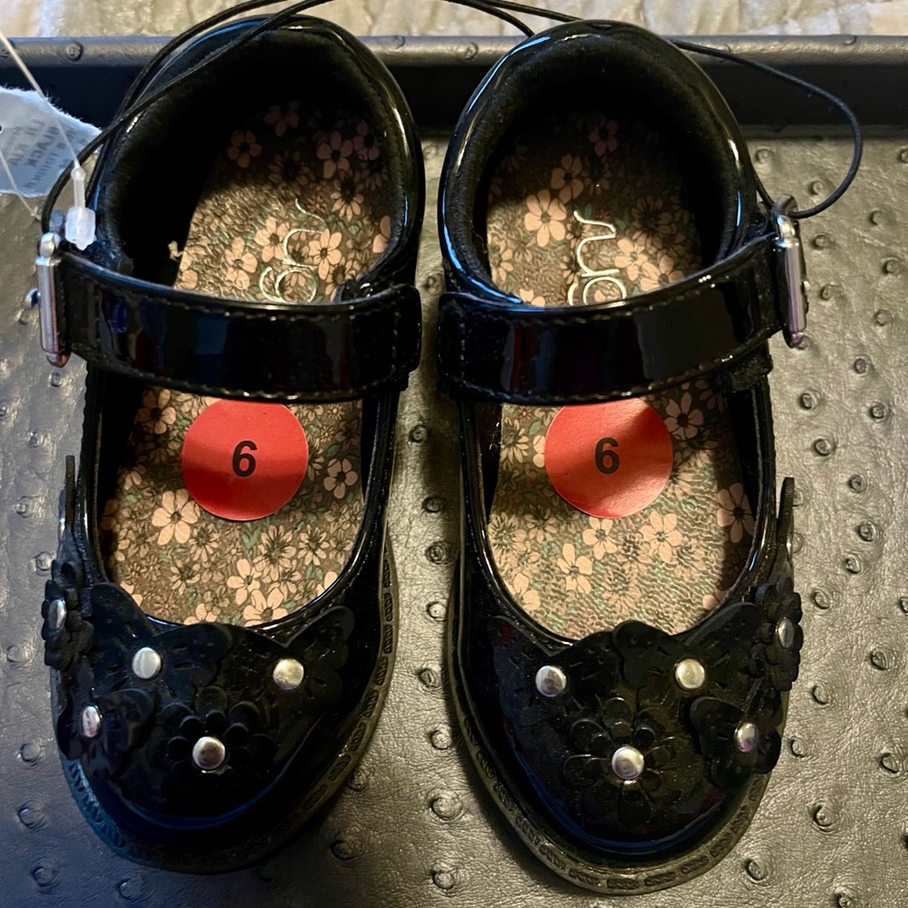 Kids Shoes with Floral Design